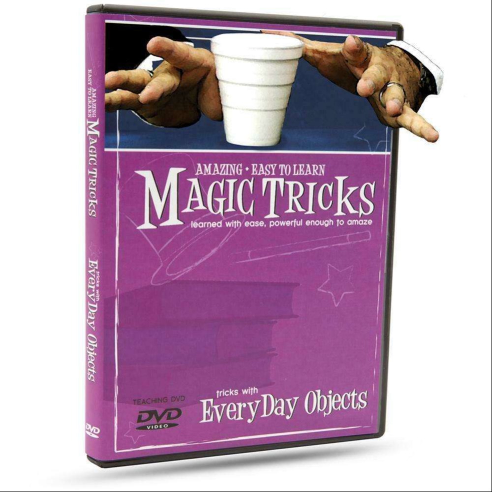 Amazing Easy to Learn Magic Tricks with Every Day Objects DVD Amazing Easy to Learn Magic Tricks with Every Day Objects