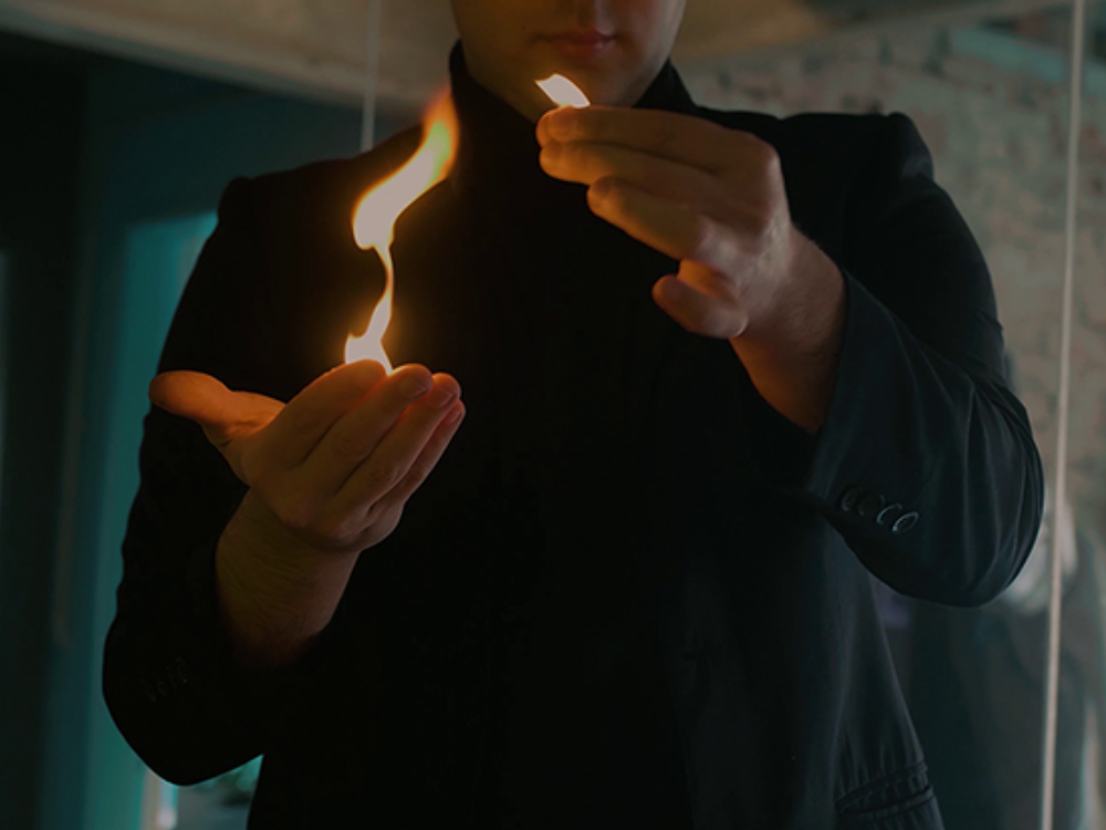 Flame Take (Gimmicks and Online Instructions) by Lukas Hilken And Mysteries