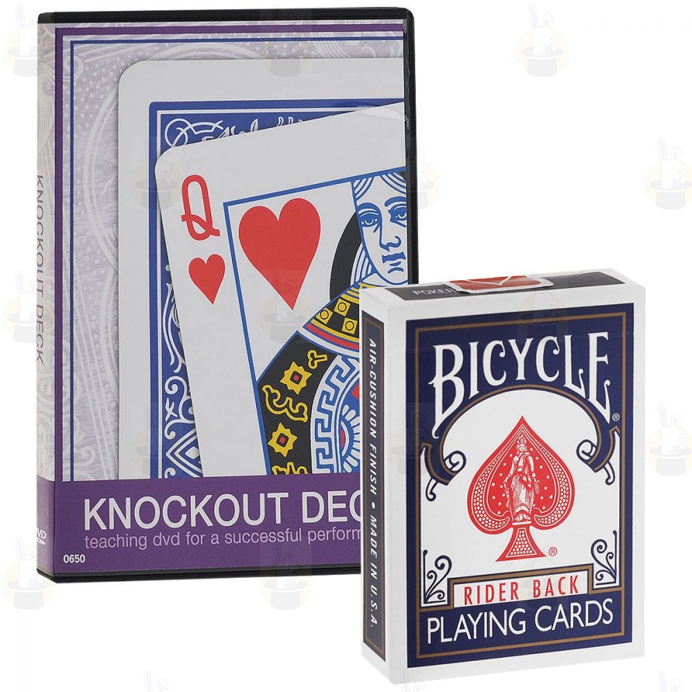 Bicycle Knockout Deck (DVD + Gimmick) by Magic Makers