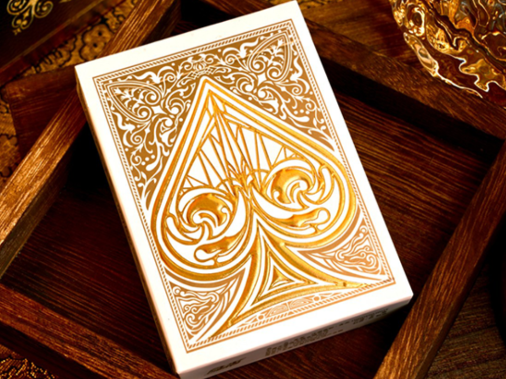 Sanctuary (Gold) Playing Cards
